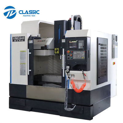 Fresatrice verticale del metallo di CNC del centro di lavorazione VMC640 di marca di Taiwan mini