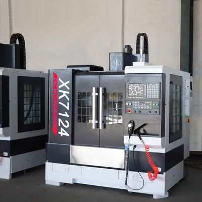 Mini 4 fresatrice di alluminio verticale cinese di CNC di fresatura XK7124/XH7124 di CNC di asse