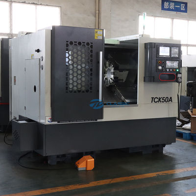 Macchina inclinata della macchina del tornio di CNC TCK50A della macchina del tornio del letto e del tornio di CNC